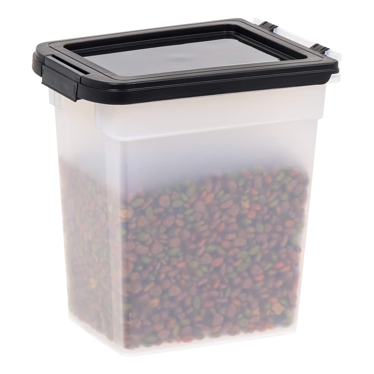 Clear & Black 12.75qt. Pet Food Container With Sealed Top